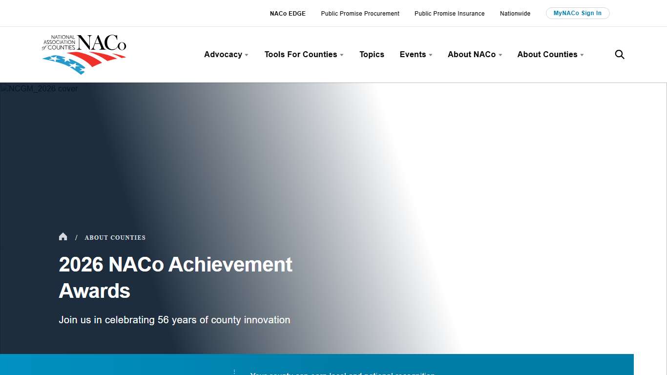 2026 NACo Achievement Awards National Association of Counties